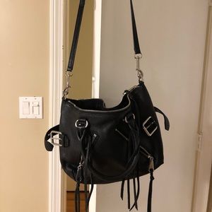 New with tags! Rebecca Minkoff moto satchel black